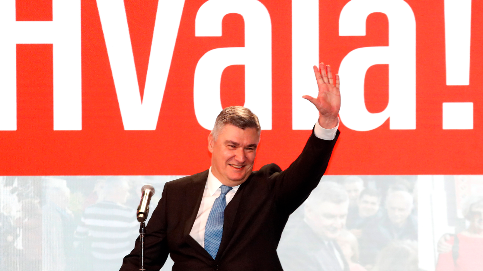 Milanovic bleibt Präsident in Kroatien, © KEYSTONE  ANTONIO BAT