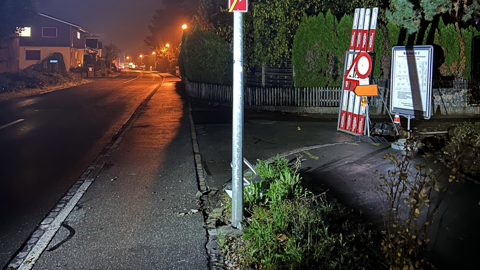 Alkoholisiert von Unfallstelle in Heerbrugg entfernt, © Kantonspolizei St. Gallen