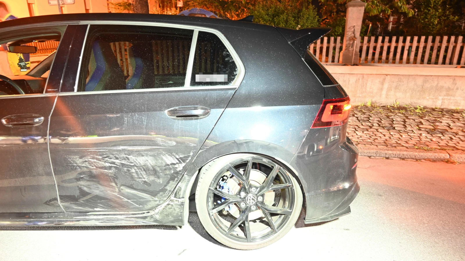 Streifkollision in Bad Ragaz, © Kantonspolizei St. Gallen Streifkollision in Bad Ragaz, © Kantonspolizei St. Gallen