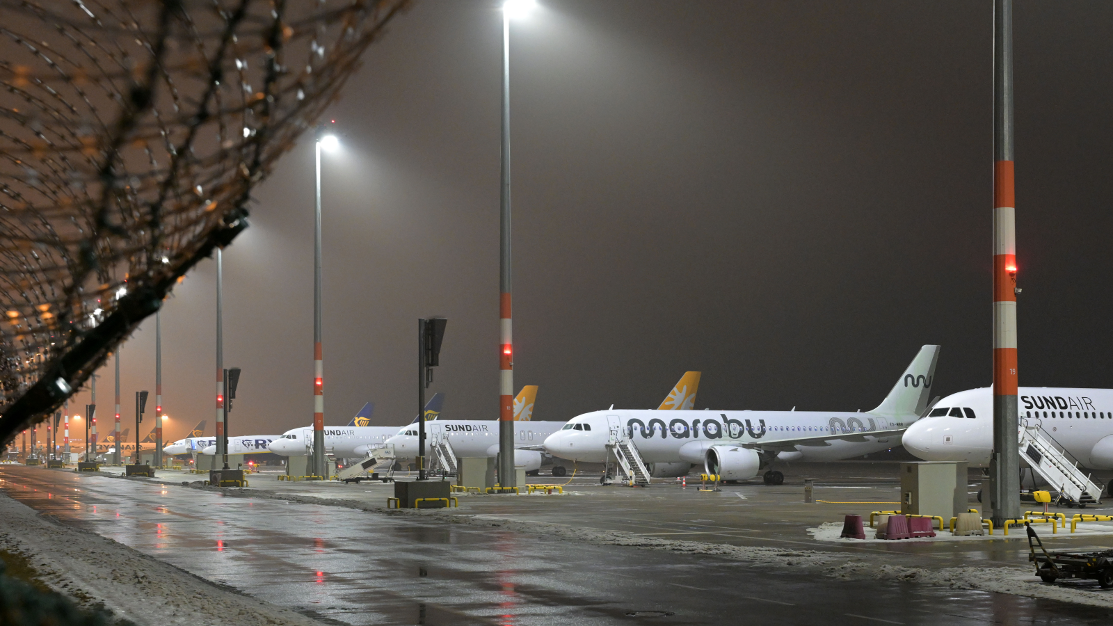 Berlin Brandenburg Havalimanı’ndan kış uyarılarına rağmen “normal gün” mesajı, © Michael Bahlo/dpa