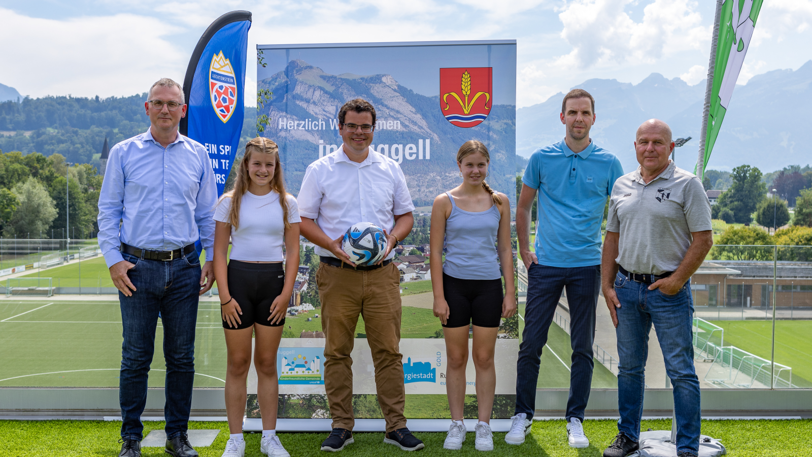 Ruggell hat es in den UEFA Katalog geschafft, © Gemeindekanzlei Ruggell