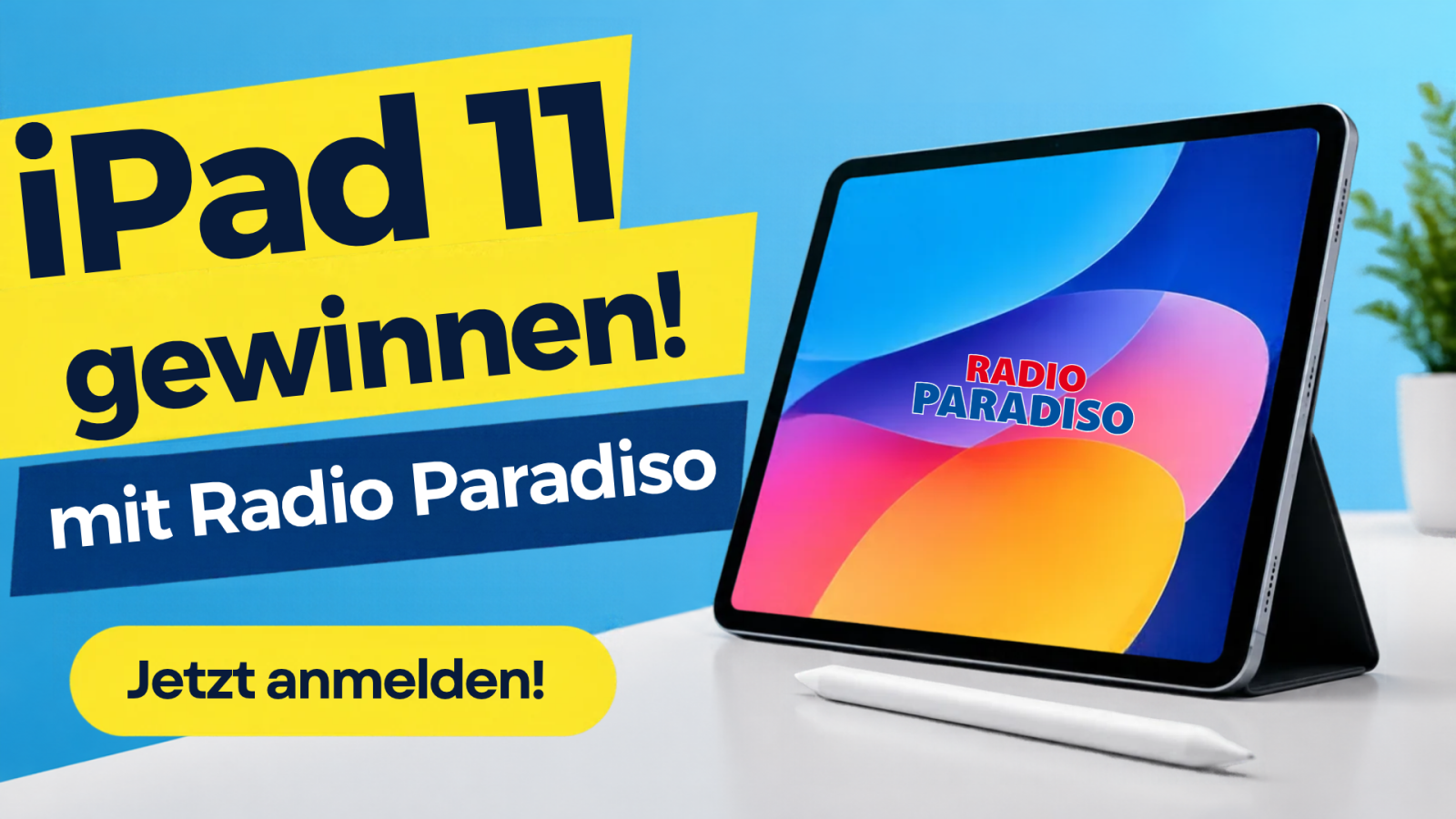 Radio Paradiso hören und iPad 11 gewinnen!