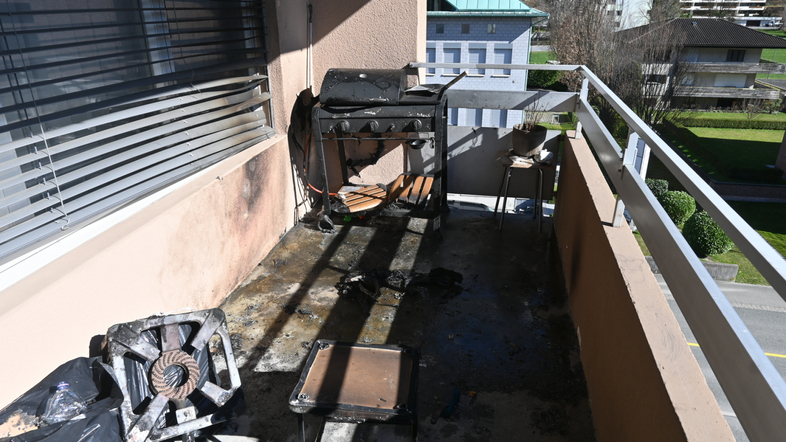 Öl gerät in Vaduz beim Kochen in Brand, © lpfl