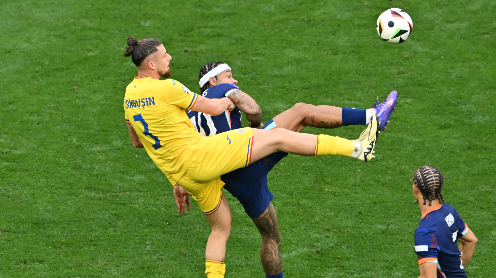Niederlande nach 3:0 gegen Rumänien im Viertelfinal, © KEYSTONE/DPA/Peter Kneffel