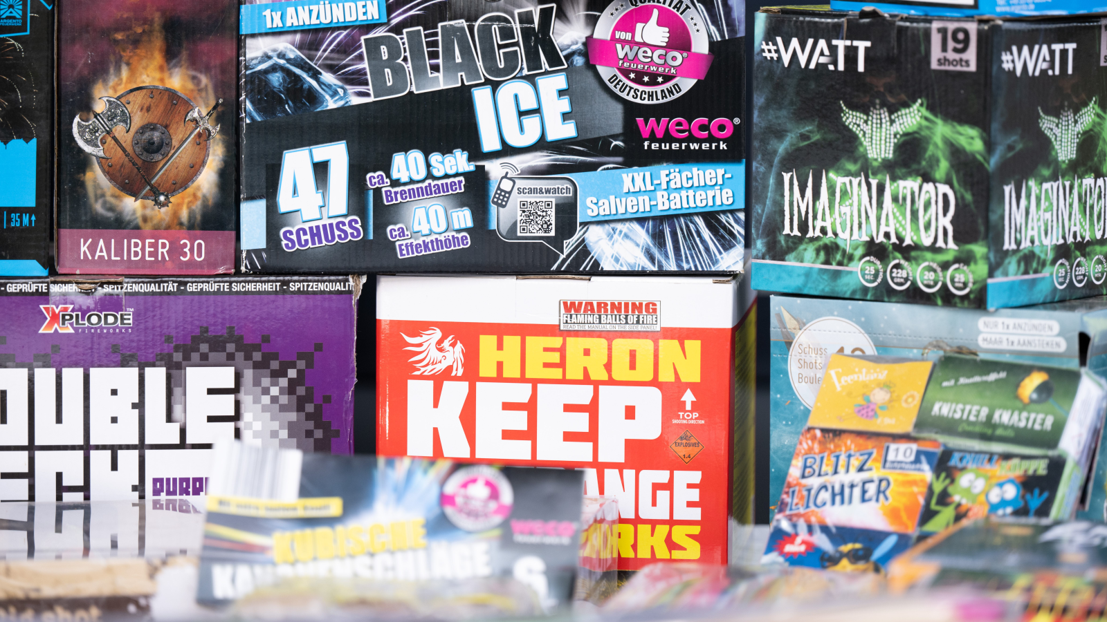 Ludwigshafen’da Çocuklar Havai Fişek Satarken Yakalandı, © Sebastian Kahnert/dpa