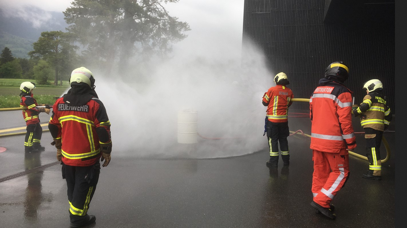 Feuerwehr-Gruppenführerkurs in Eschen, © Amt für Bevölkerungsschutz