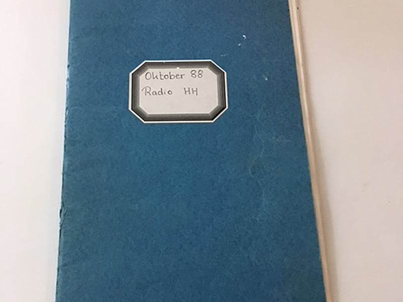 Dispositionsbuch aus Oktober 1988, © MORE Marketing