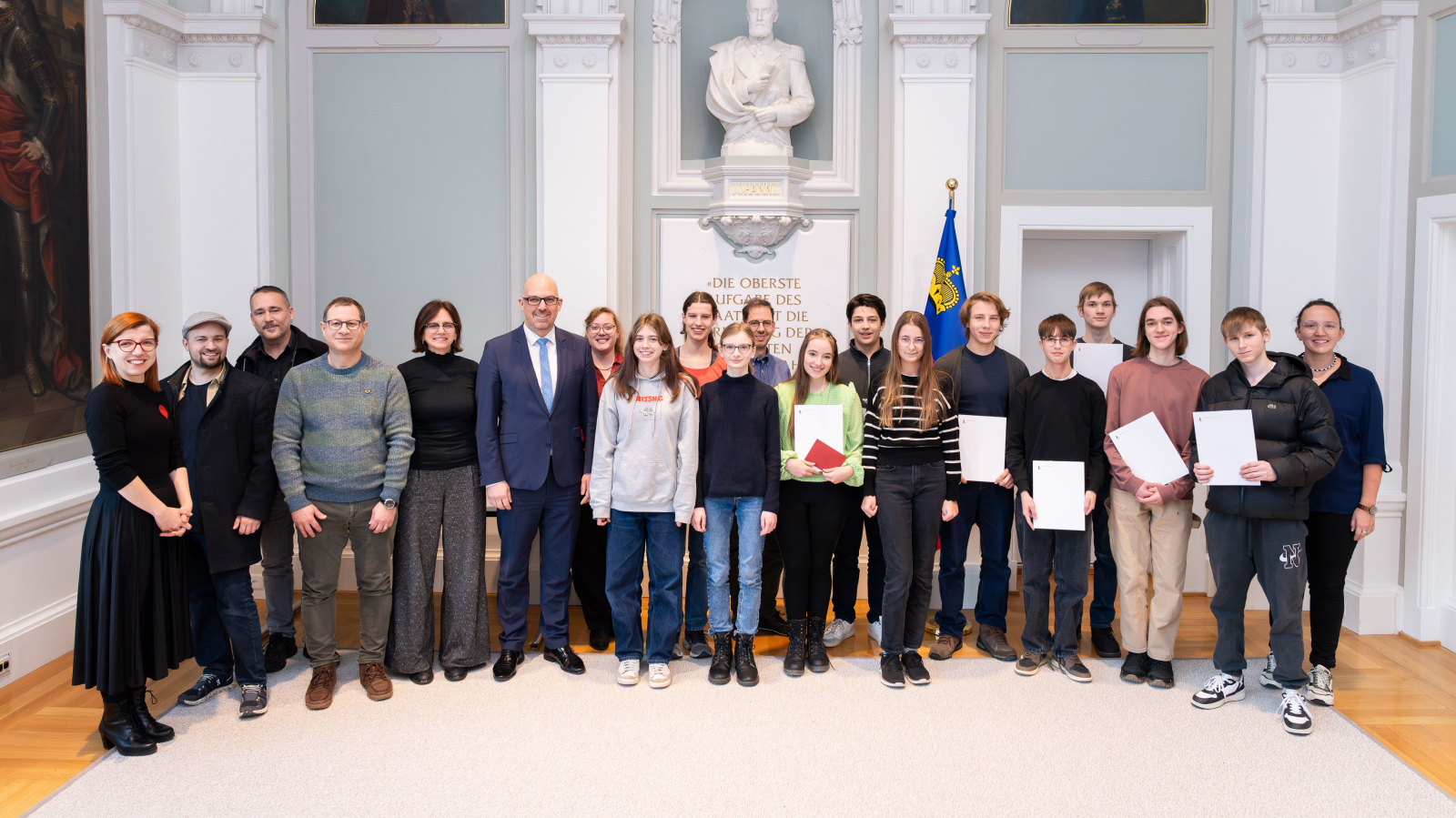 Gewinner des Europäischen Statistikwettbewerbs Liechtenstein 2025 gekürt, © IKR