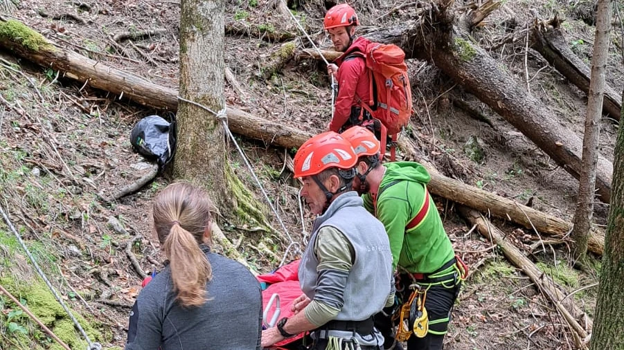 Wanderunfall in Planken, © Landespolizei Liechtenstein Wanderunfall in Planken, © Landespolizei Liechtenstein