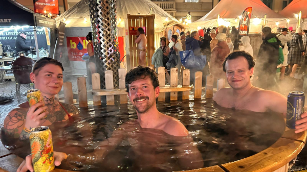 Weltgrösste Zeltsauna am Saunamarathon 2026 eingeweiht, © Radio Munot