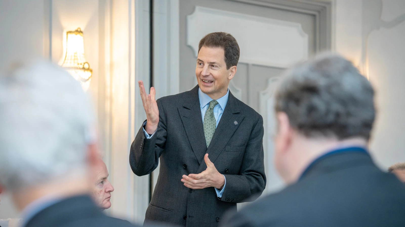 Erbprinz Alois am Gipfeltreffen zur Künstlichen Intelligenz, © Patrick Wei Erbprinz Alois am Gipfeltreffen zur Künstlichen Intelligenz, © Patrick Wei