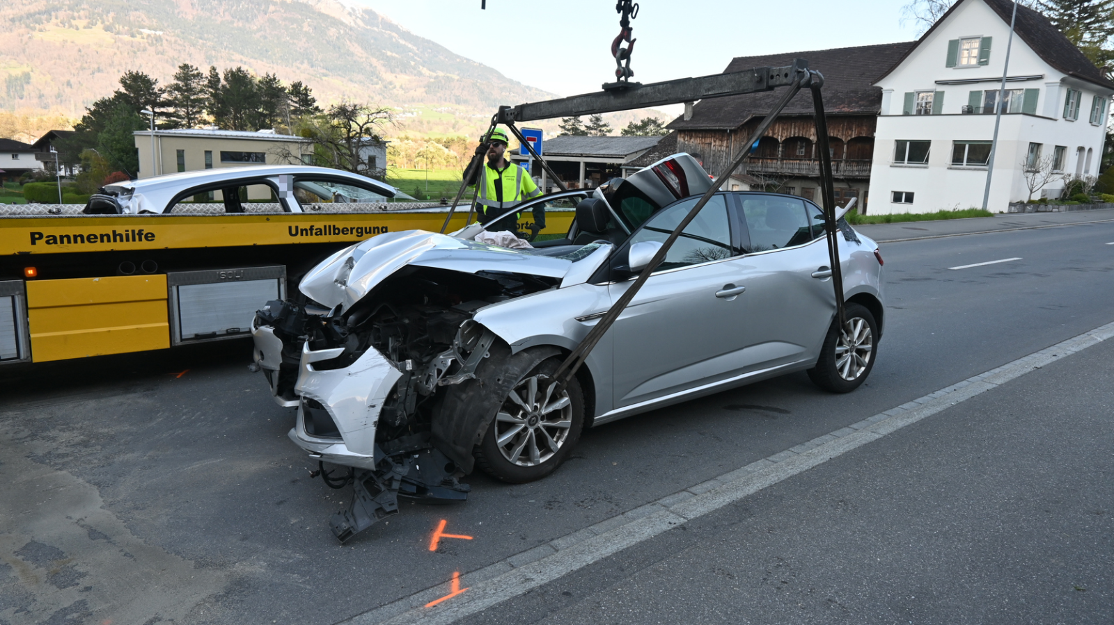 Selbstunfall in Balzers, © lpfl
