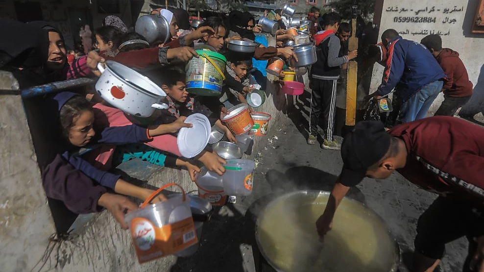 Den Menschen im Gazastreifen droht der Hungertod, © Keystone-SDA Den Menschen im Gazastreifen droht der Hungertod, © Keystone-SDA