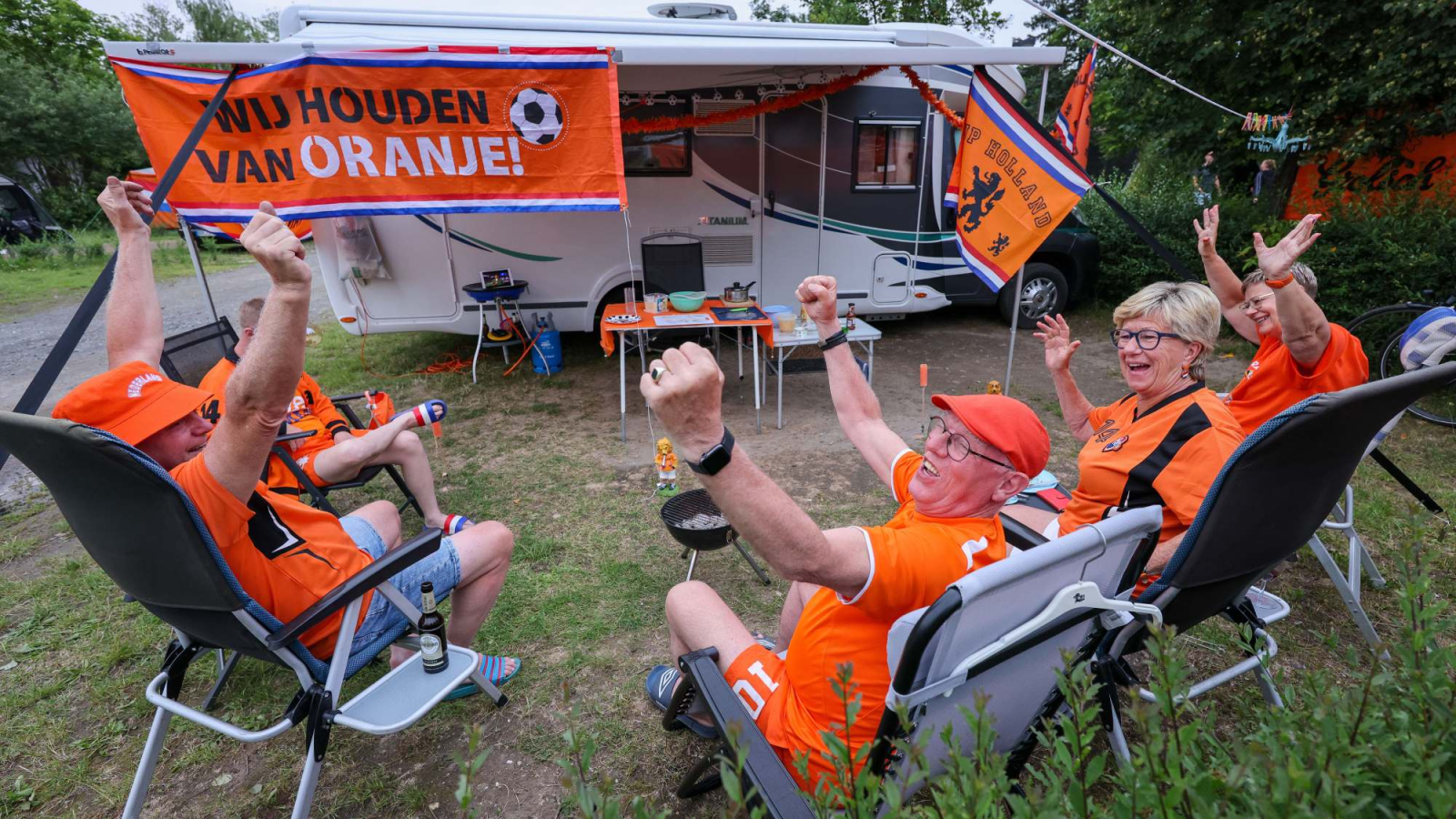 Ansturm der Niederländer: Wohnwagen-Stopp am Leipziger "Kulki", © Picture Alliance