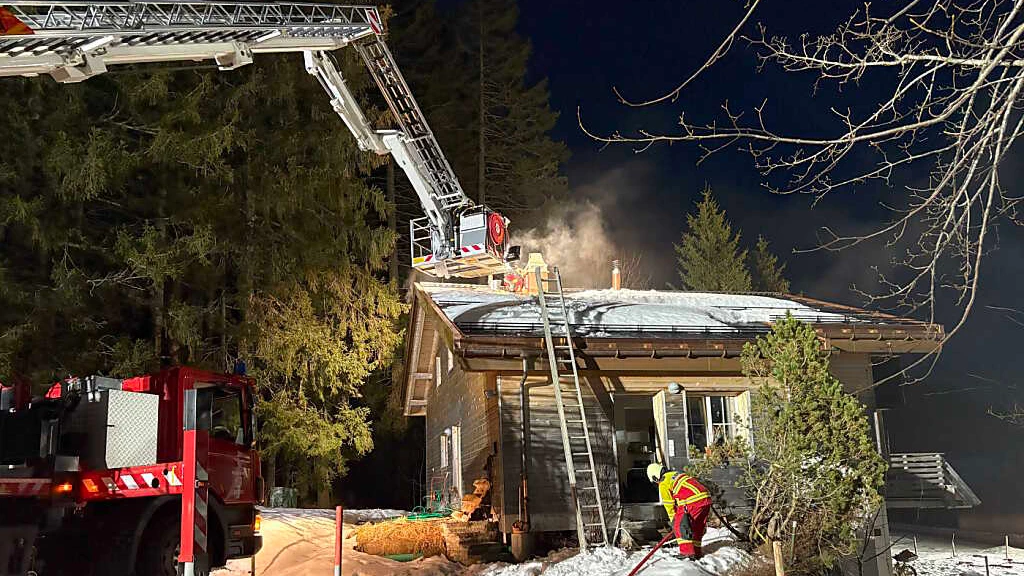 Hoher Sachschaden bei Hausbrand, © Kantonspolizei St. Gallen Hoher Sachschaden bei Hausbrand, © Kantonspolizei St. Gallen
