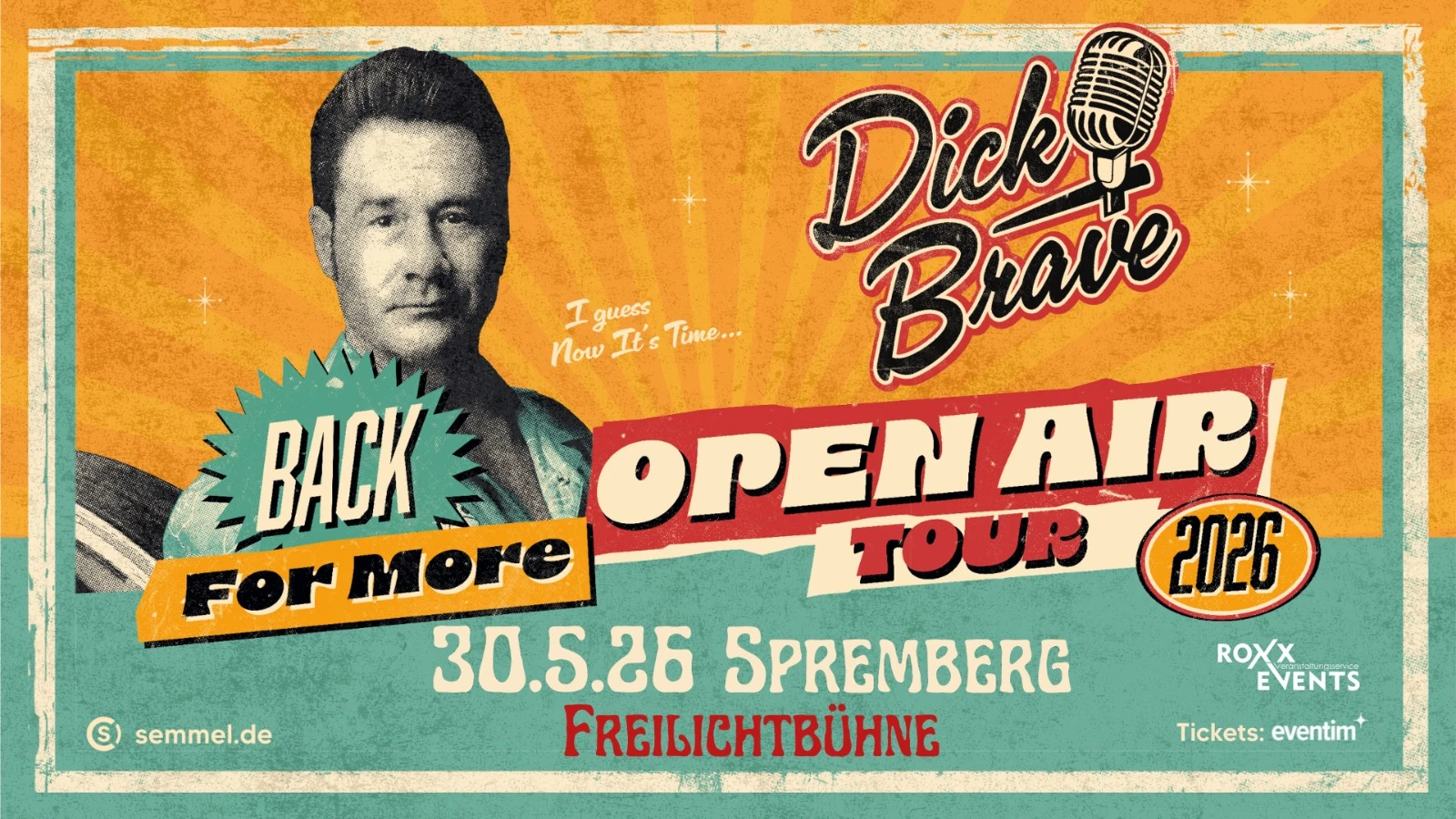 Dick Brave Open Air Tour 2026 Dick Brave Open Air Tour 2026