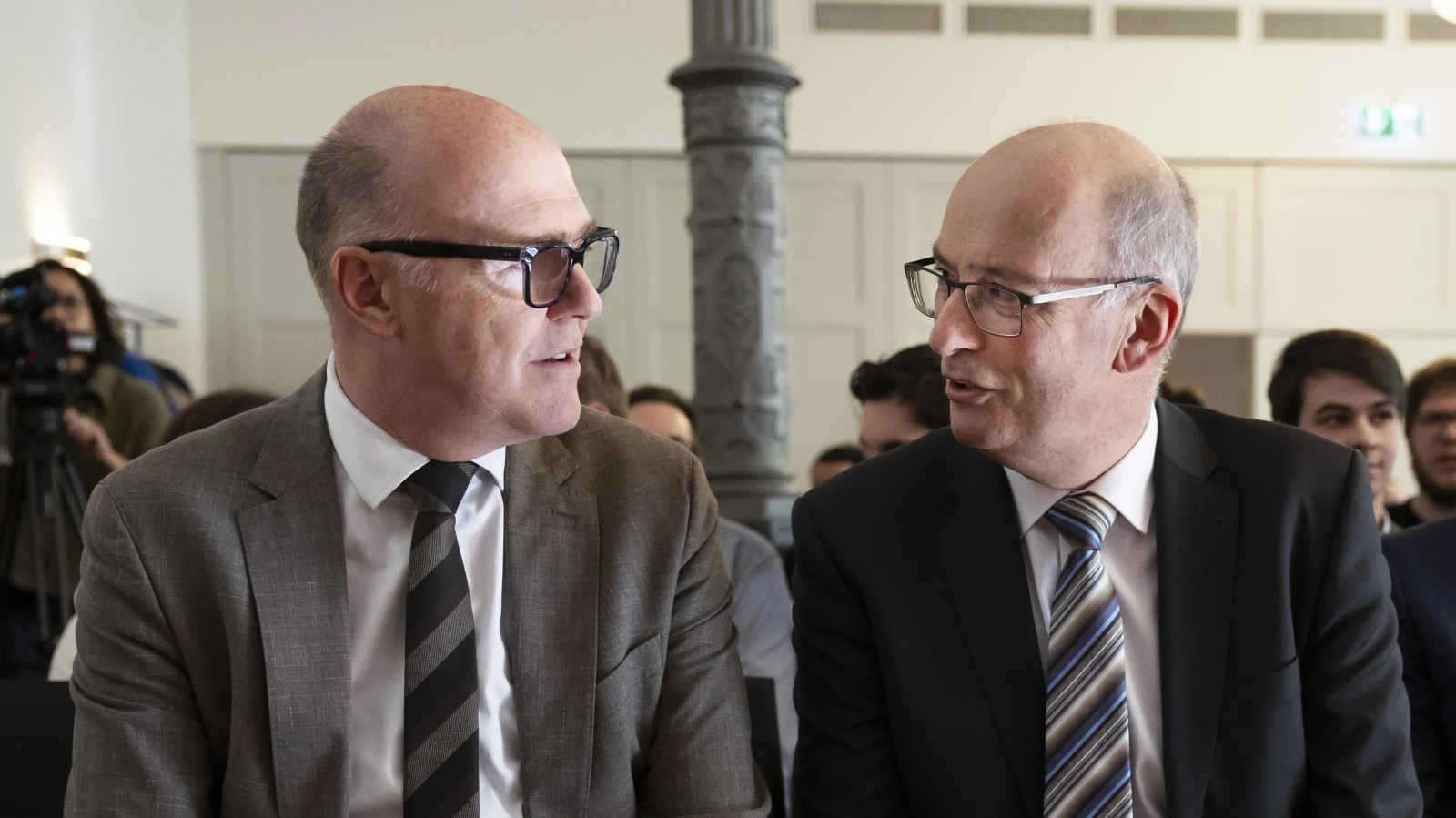 Mitte-Fraktion nominiert Ritter und Pfister, © KEYSTONE/Peter Klaunzer Mitte-Fraktion nominiert Ritter und Pfister, © KEYSTONE/Peter Klaunzer