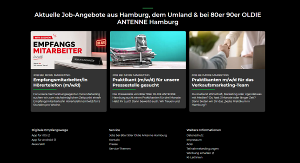 © 80er 90er OLDIE ANTENNE Hamburg