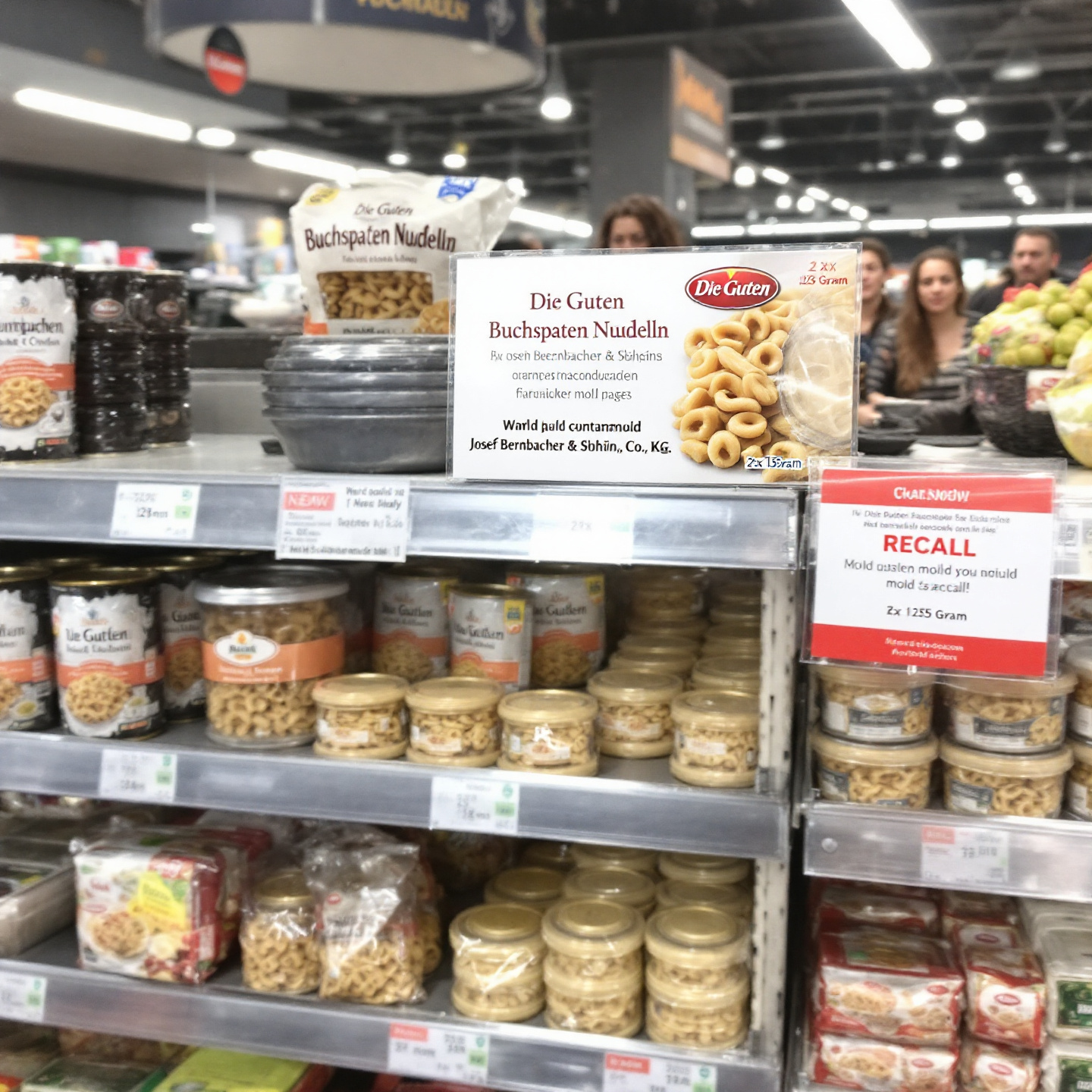Süpermarketlerde Geri Çağırma: Popüler Harfli Makarna Ürünlerinde Küf Riski