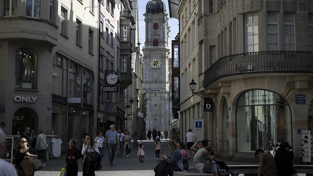 Wohnbevölkerung St. Gallen ist gewachsen, © Keystone / SDA / Archivbild Wohnbevölkerung St. Gallen ist gewachsen, © Keystone / SDA / Archivbild