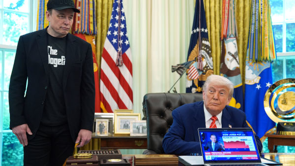 Trump ve Musk Arasındaki Gerginlik Uzaya Taşındı!, © Evan Vucci/AP/dpa