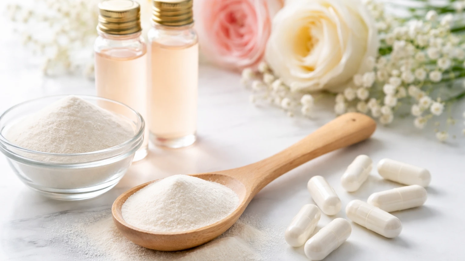 Kolajen Takviyeleri Ne Kadar Etkili?, © Görsel yapay zeka ile oluşturulmuştur. Kolajen Takviyeleri Ne Kadar Etkili?, © Görsel yapay zeka ile oluşturulmuştur.