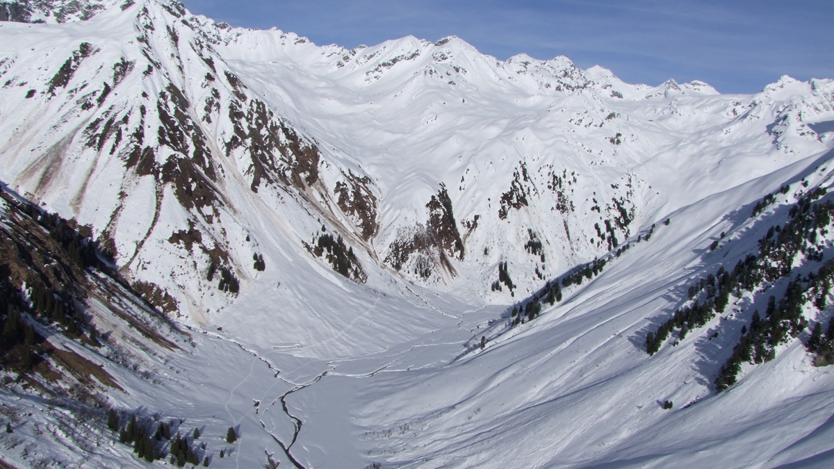 Tödliches Lawinenunglück in Klosters, © Kantonspolizei Graubünden