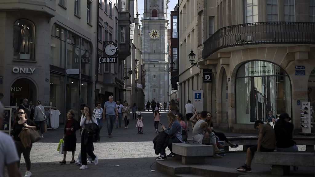 Tourismus mit geringer Bedeutung in St. Gallen, © Keystone/SDA