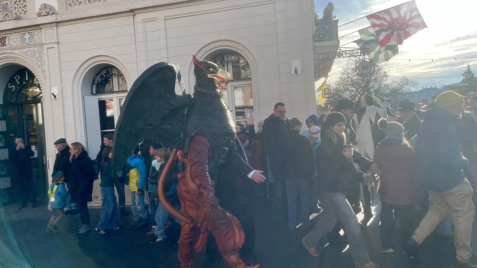 Der Vogel Gryff rockt das Kleinbasel, © basilisk Der Vogel Gryff rockt das Kleinbasel, © basilisk