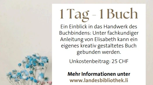 1 Tag 1 Buch - Buchbindeworkshop, © zvg 1 Tag 1 Buch - Buchbindeworkshop, © zvg