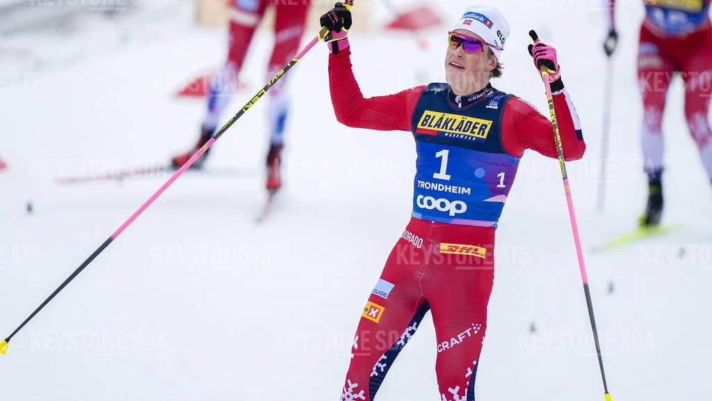 Kläbo holt WM-Gold im Skiathlon - Büchel 82., © Keystone Kläbo holt WM-Gold im Skiathlon - Büchel 82., © Keystone