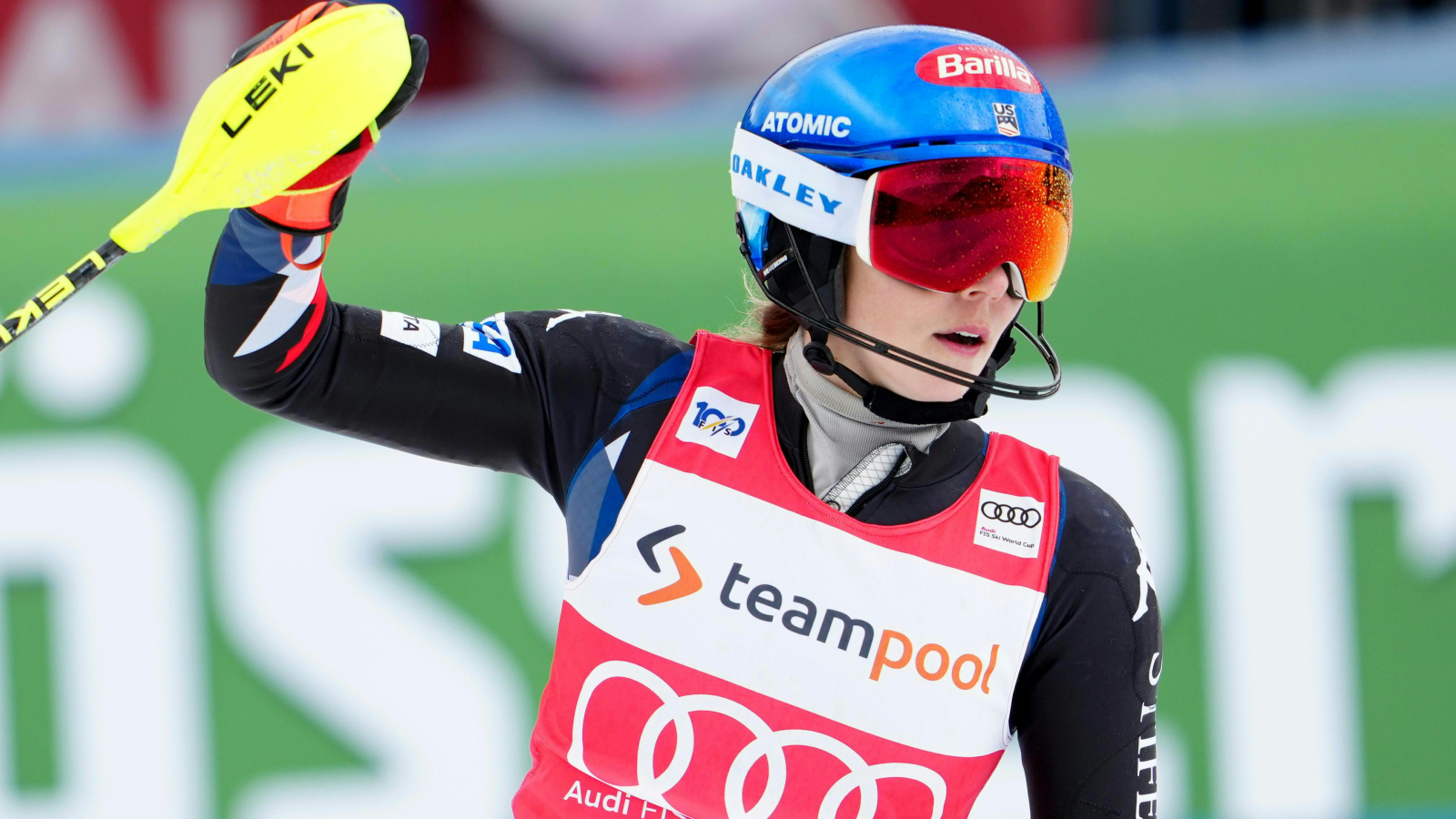 Mikaela Shiffrin mit ihrem 60. Slalom-Erfolg, © Keystone