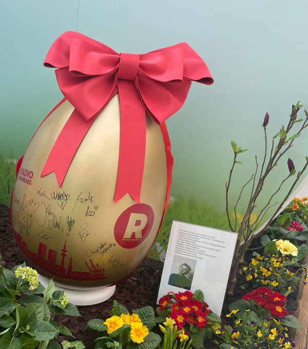 Hübsch gestaltetes Osterei für Aktion , © Radio Hamburg