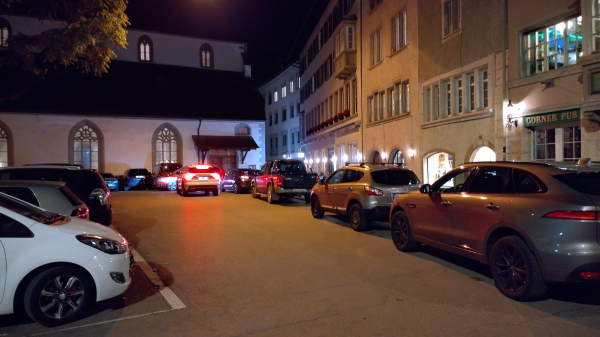 Viel Verkehr in der Altstadt wegen Rheinlicht-Festival, © Radio Munot