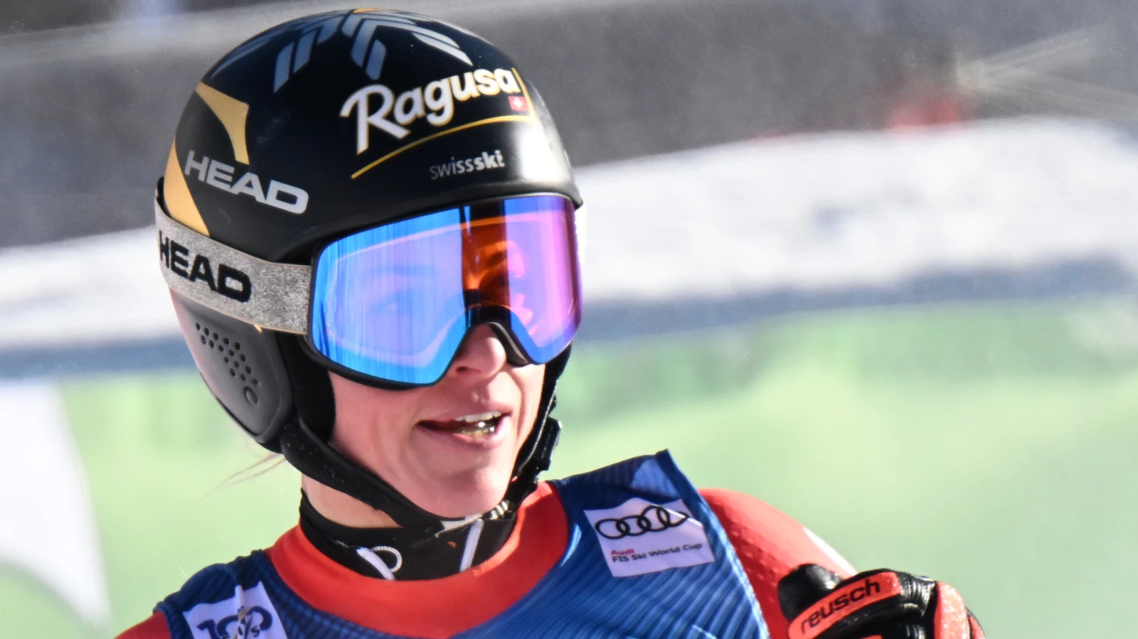 Lara Gut feiert ihren 40. Weltcupsieg, © Bild: Keystone Lara Gut feiert ihren 40. Weltcupsieg, © Bild: Keystone