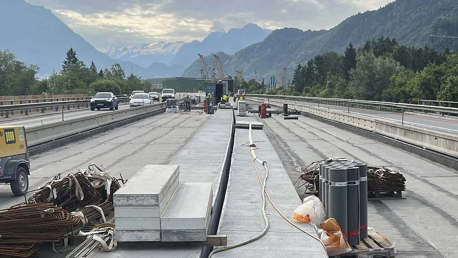 Freie Fahrt auf Vorarlberger A14, © ASFINAG Freie Fahrt auf Vorarlberger A14, © ASFINAG