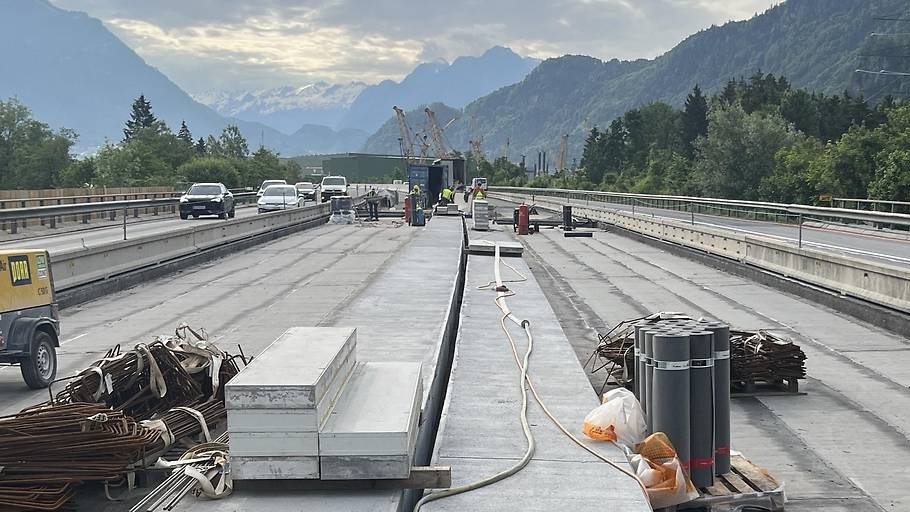 Freie Fahrt auf Vorarlberger A14, © ASFINAG