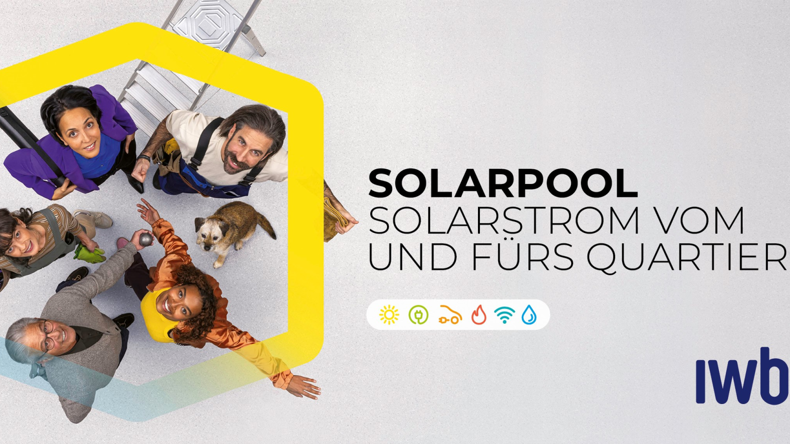 Lokalen Solarstrom gemeinsam nutzen, © IWB
