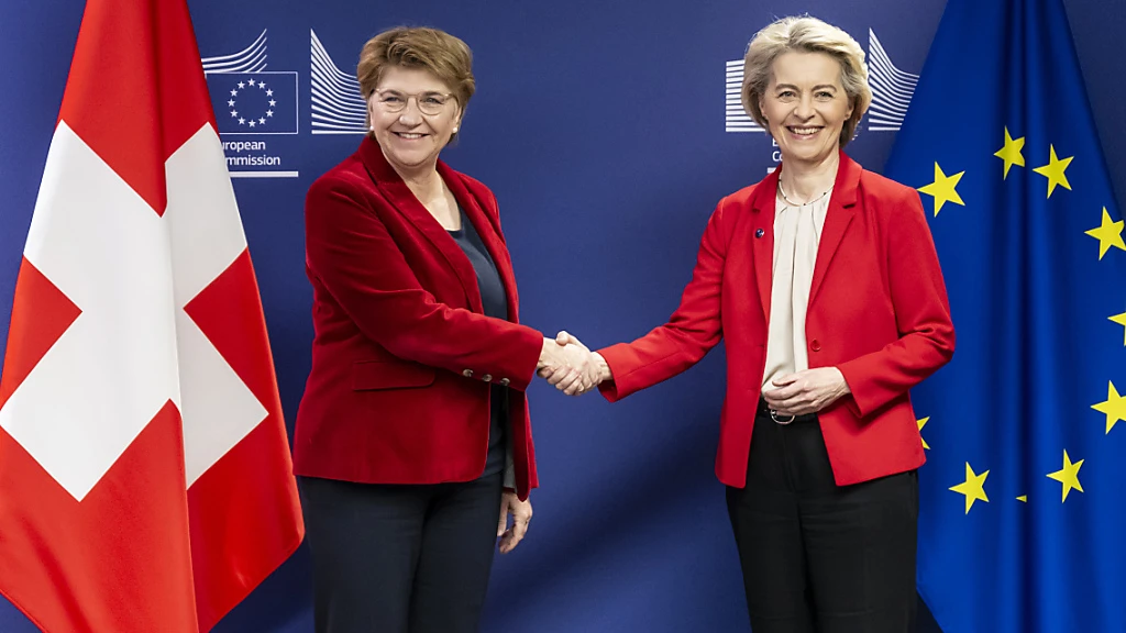 Amherd will Zugang zum europäischen Markt wahren, © Keystone / SDA Amherd will Zugang zum europäischen Markt wahren, © Keystone / SDA