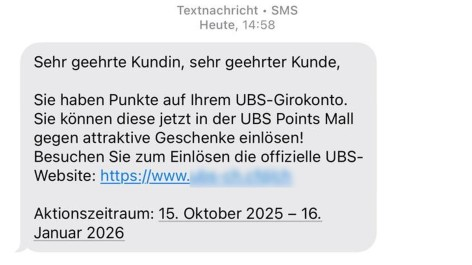 Polizei warnt vor solchen Nachrichten, © Polizei Basel-Landschaft 