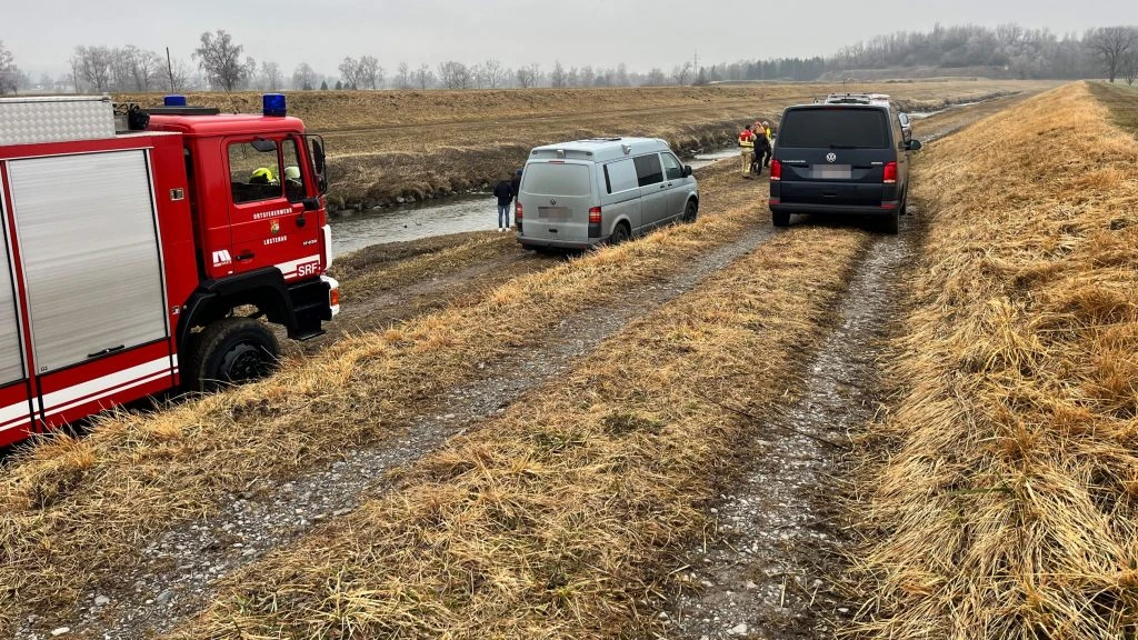 Leichenfund in der Dornbirner Ach, © ©VOL.AT/Meusburger Leichenfund in der Dornbirner Ach, © ©VOL.AT/Meusburger