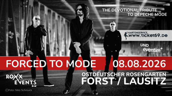 "Forced to the Mode" im Ostdeutschen Rosengarten 