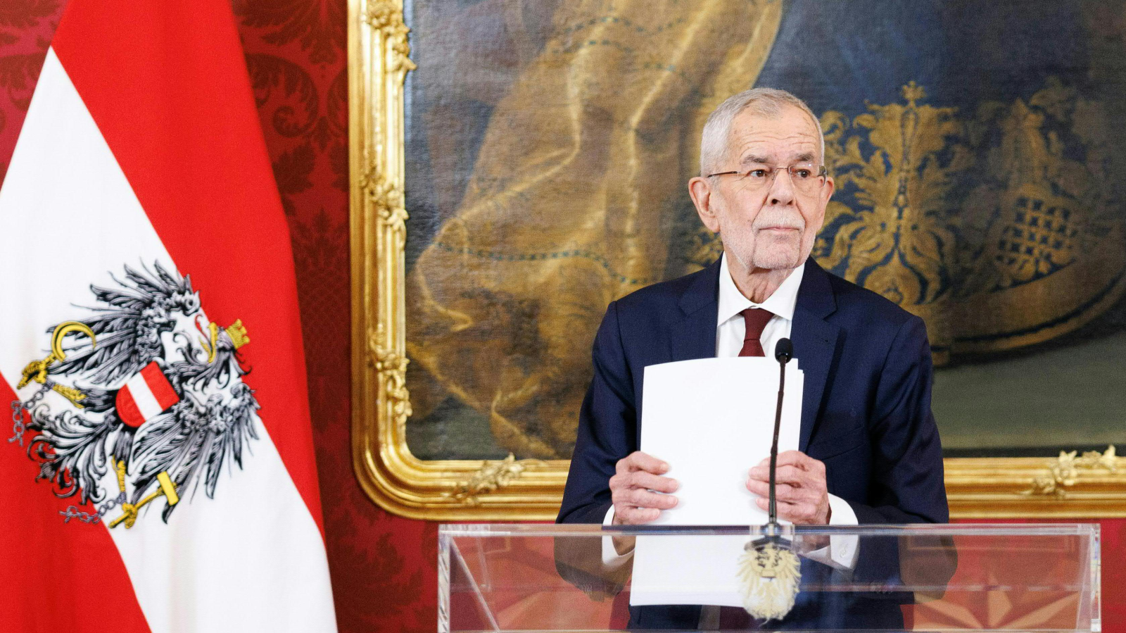 Van der Bellen gibt FPÖ Auftrag zur Regierungsbildung, © APA/TOBIAS STEINMAURER