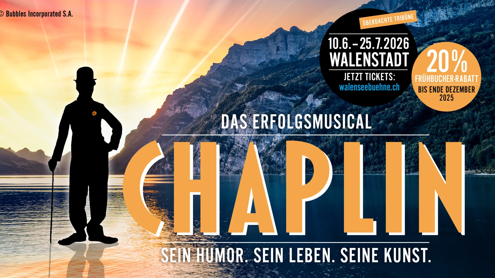 Chaplin – Das Musical, © TSW Musical AG Chaplin – Das Musical, © TSW Musical AG