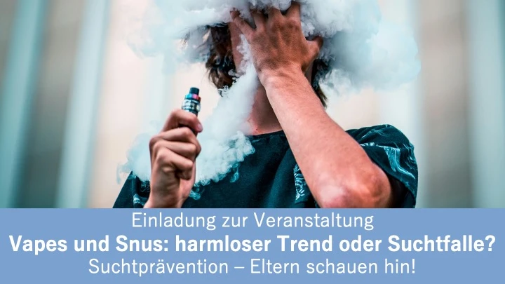 Vapes und Snus: harmloser Trend oder Suchtfalle?, © ZVG Vapes und Snus: harmloser Trend oder Suchtfalle?, © ZVG