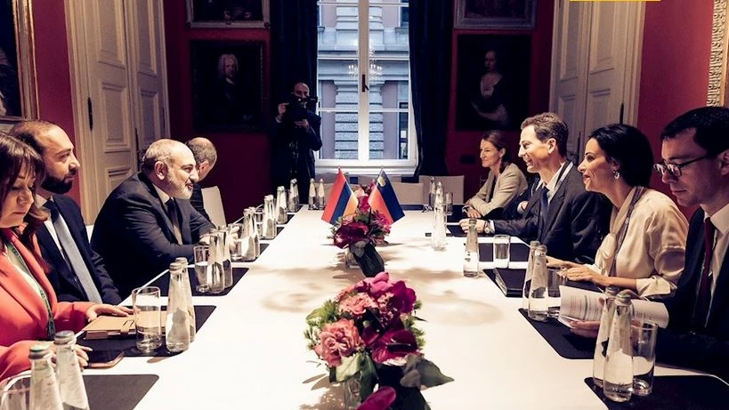 Erbprinz Alois und Aussenministerin Hasler bei Münchner Sicherheitskonferenz, © ZVG/ Regierung Liechtenstein Erbprinz Alois und Aussenministerin Hasler bei Münchner Sicherheitskonferenz, © ZVG/ Regierung Liechtenstein