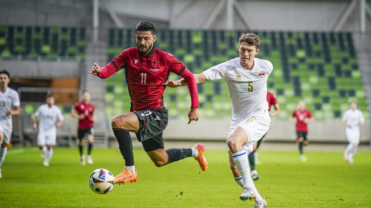 Liechtenstein mit grossem Kampf gegen Albanien, © LFV Liechtenstein mit grossem Kampf gegen Albanien, © LFV