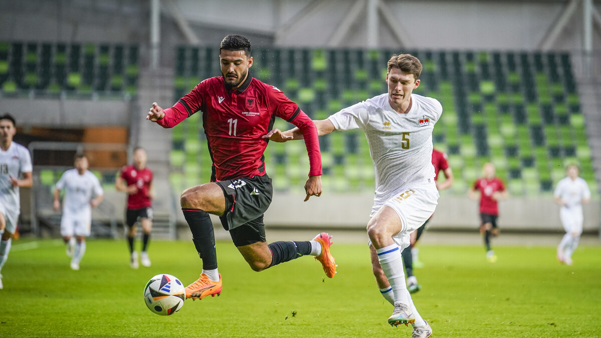 Liechtenstein mit grossem Kampf gegen Albanien, © LFV