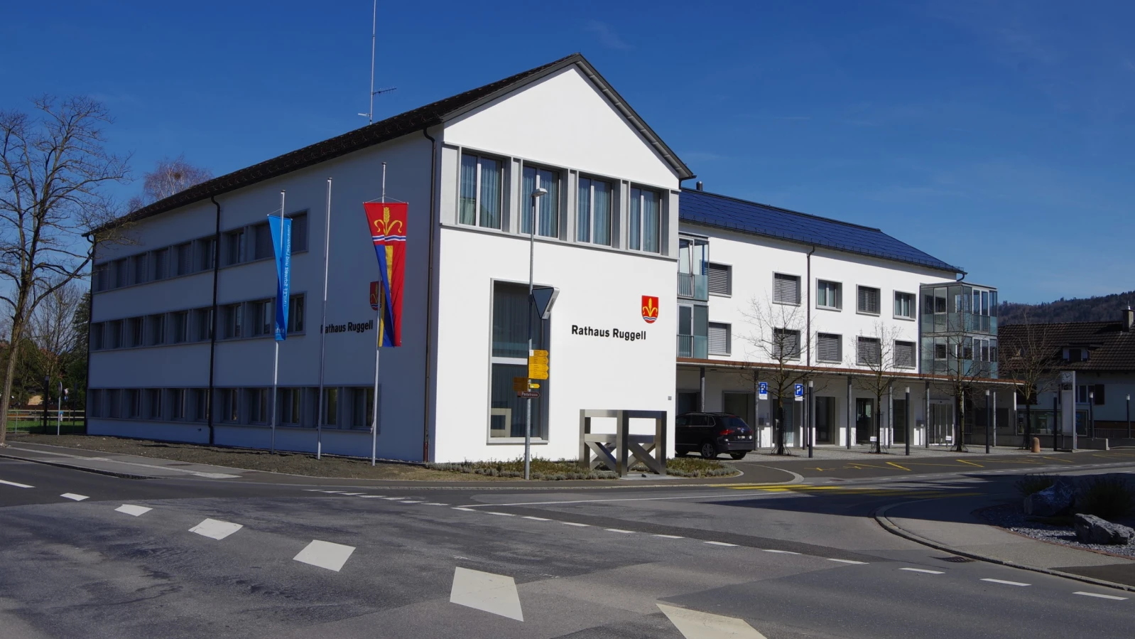 Weichenstellung für Naturschutz und Verkehrsführung, © Gemeinde Ruggell Weichenstellung für Naturschutz und Verkehrsführung, © Gemeinde Ruggell