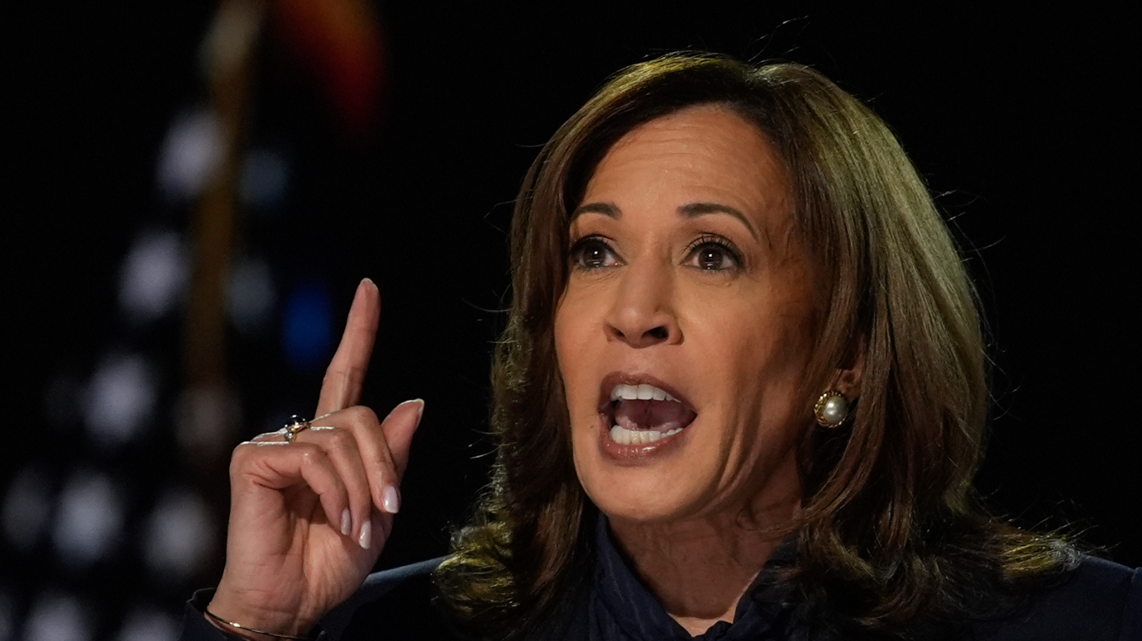 Harris nimmt bei Parteitag Nominierung an, © KEYSTONE / ERIN HOOLEY